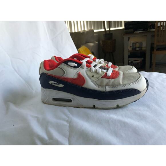 Nike Air Max 90 USA Denim 'White Red Navy Blue - Picture 4 of 4